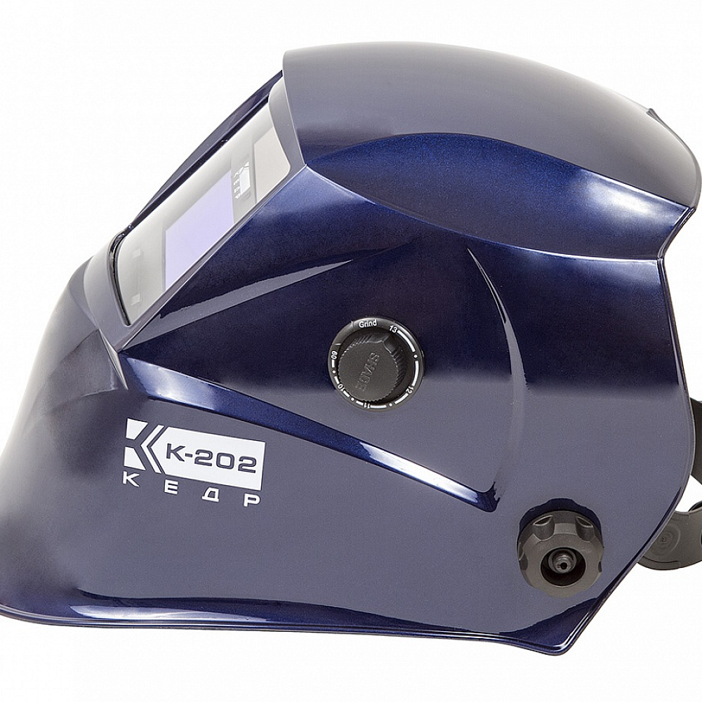 Маска сварщика КЕДР К-202 PRIME, синяя арт.8004487 2